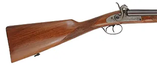 Kodiak Express Double Rifle,
.50 caliber, 26" browned barrels, 
percussion, checkered walnut, used,
by Davide Pedersoli